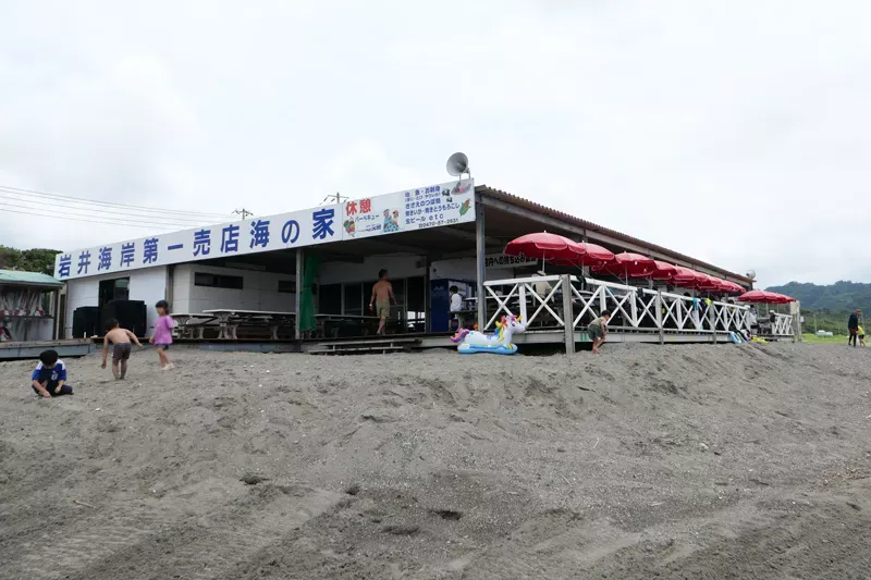 海側から撮影