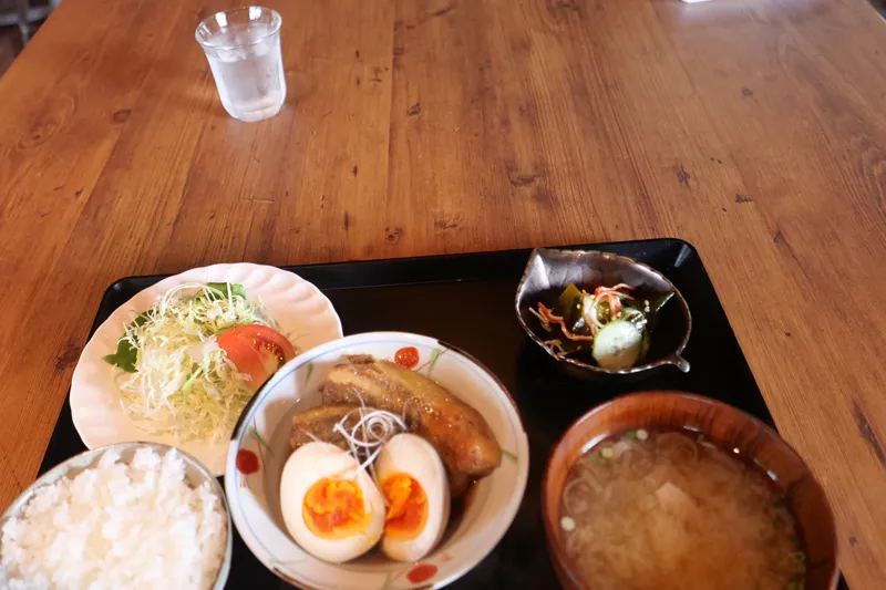豚角煮定食