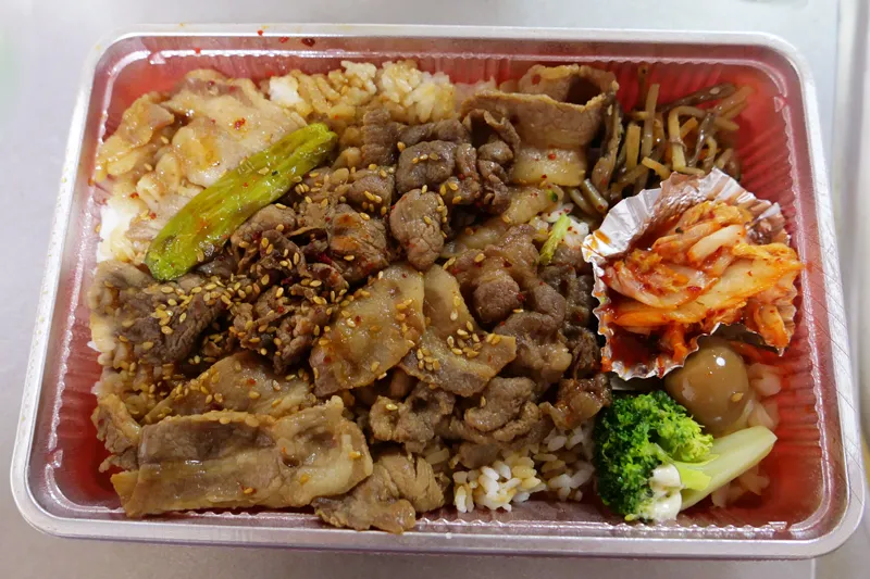 竹岡式ブタ焼肉弁当
