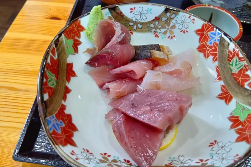 夕凪定食の刺身