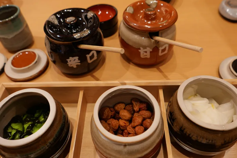 ソースと漬物