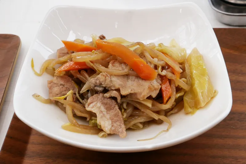 フィリピンの野菜炒め